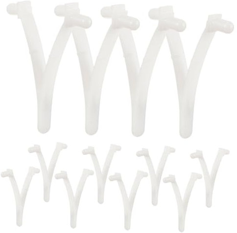 ibasenice 12piezas Clips v De Repuesto para Piscina Clips Multifuncionales para Accesorios De Piscina