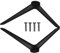 DONFAMDS Tv Stand Base Legs Replacement Base Double Hole Plastic Feet Check Quick Assembly Wide Application for Home Office