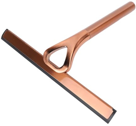 Tergivetro Doccia Acciaio Inox 304 22.5cm | Pulisci Cristalli, Lama di Silicone 2.2cm, Manico 20cm, Bagno Specchio, Superfici in Vetro e Piastrelle