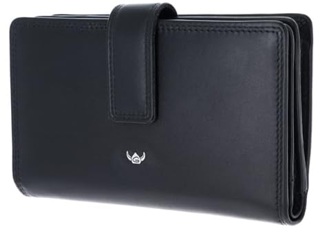 Golden Head Leder Geldbörse Polo RFID Protect Damenbörse 2800 Schwarz
