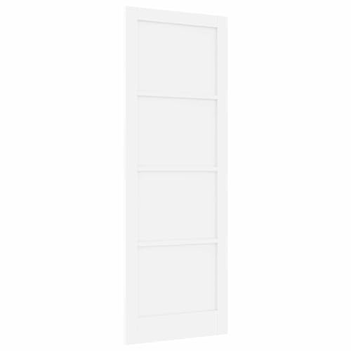 vidaXL Puerta Interior 83 x 232 cm Madera contrachapada Blanco