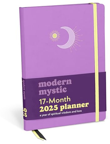 Modern Mystic 17-Month 2025 Planner: A Year of Spiritual Wisdom and Lore
