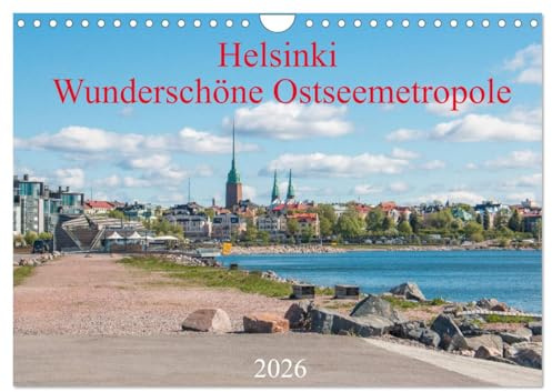 Helsinki - Wunderschöne Ostseemetropole (Wandkalender 2026 DIN A4 quer), CALVENDO Monatskalender: Von den wunderschönen Schärengärten bis hin zu ... wunderschöne Ostseemetropole. (CALVENDO Orte)