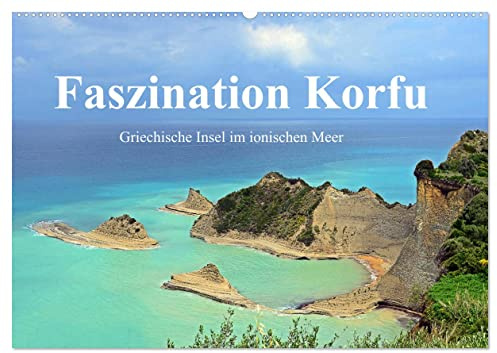 Faszination Korfu (Wandkalender 2026 DIN A2 quer), CALVENDO Monatskalender: Korfu, die grünste Insel Griechenlands (CALVENDO Orte)