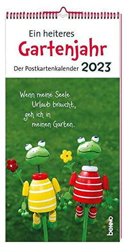 Ein heiteres Gartenjahr 2023: Der Postkartenkalender