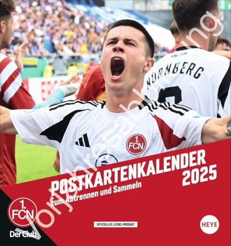 1. FC Nürnberg Postkartenkalender 2026: Fußball-Kalender für den Schreibtisch oder die Wand: Kleiner Postkarten-Fotokalender zum Sammeln und ... Nürnberg-Fan! (Bundesliga Kalender Heye)