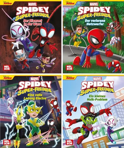 Nelson Mini-Bücher: MARVEL: Spidey und seine Super-Freunde 5-8: 24 Mini-Bücher im Display | Geschichten ab 3 Jahren im Mitnahmeformat (Nelson Mini-Bücher: Ein großer Spaß im kleinen Format)