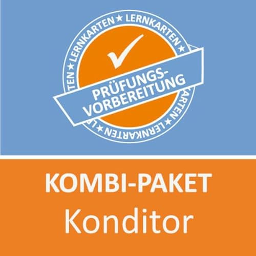 Kombi-Paket Konditor Lernkarten: Erfolgreiche Prüfungsvorbereitung auf die Abschlussprüfung