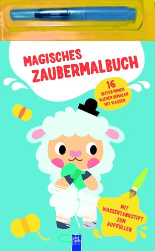 Magisches Zaubermalbuch - Blau (Schaf)