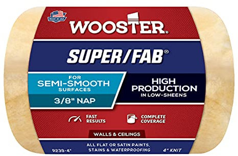 Wooster Brush Wooster-R239-4, Yellow, 4 Inch