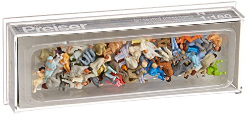 Preiser 1/160 TH – pr79250 – Modelleisenbahnen – Passagiere sitzen – 60