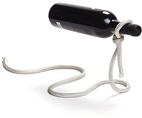 PELEG DESIGN - Lasso Weinflaschen-Halter | Flaschenhalter Dekoration | Wine Bottle Holder | Flaschenständer | Weinregal Deko | Geschenk für Wein-Liebhaber, Weihnachten, Geburtstag, Party, Einstand