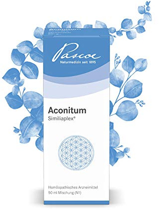 Pascoe Aconitum Similiaplex, Tropfen, registriertes Homöopathikum, 50 ml | Registriertes homöopathisches Arzneimittel ohne therapeutische Indikationsangabe, Packung mit 50 ml, von Pascoe Naturmedizin
