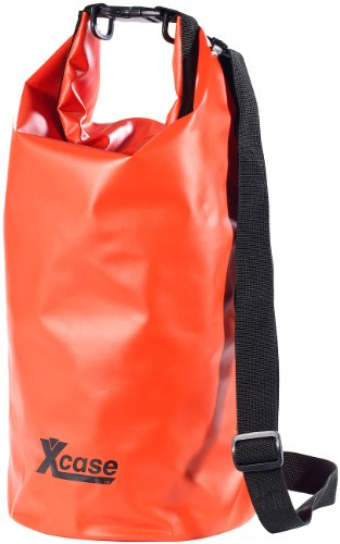 Xcase Sack wasserdicht: Wasserdichter Packsack 16 Liter, rot (Seesack LKW Plane, Packsack Rucksack, Reisetasche)