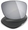 Mryok Verres de rechange pour Oakley Jupiter Squared OO9135-56 mm, Polarisé, titane argenté., taille unique