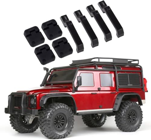 INJORA RC Türscharnier und Türgriff Set RC Dekoration RC Zubehör für 1:10 RC Crawler TRX-4 TRX4