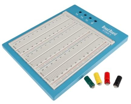 Velleman VTBB5 High-Quality 2420 Holes Breadboard, Multi-Colour
