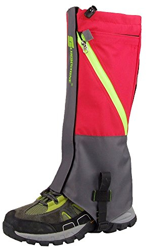 LEJUNJIE Bein Gamaschen Unisex Outdoor Durable Snowproof Wasserdicht Staubdicht Warmer Überschuh Klettern Jagd Atmungsaktiv Schnee Bein Gamaschen