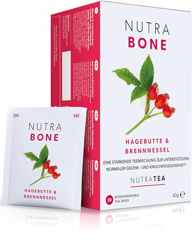NutraBone - Thé pour la santé des os - 60 Sachets de thé enveloppés - par NutraTea - Tisane – (3 paquets)