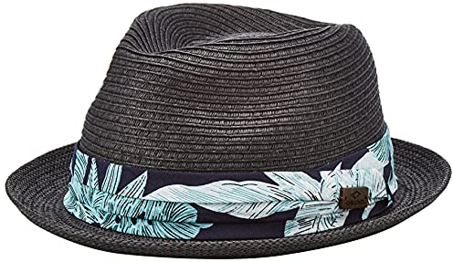 CHILLOUTS Chicago - Chapeau Unisexe Chapeau Noir S-M 100% Fibres Végétales