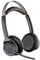 Poly - Voyager Focus UC (Plantronics) - Bluetooth Dual-Ear (Stereo) Headset mit Bügelmikrofon - USB-A Kompatibel mit PC und Mac - Aktive Geräuschunterdrückung - Funktioniert mit Teams, Zoom & mehr