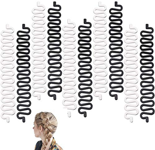 Twist DIY Haarschmuck Frisuren Flecht Werkzeug French Hair Styling Clip Magic Haar Zubehör für Mädchen - 10 Stück