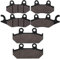 Cnornus Pastiglie Freno Anteriori e Posteriore per Suzuki AN 400 AN400 Burgman Skywave 400 ABS 2007-2013 AN 250 Skywave Typ M 2007-2008