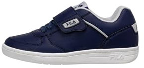 FILA C. Court Velcro Kids Basket, Medieval Blue-Gray Violet, 29 EU
