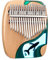 ERYUE 17 Keys Beech Wooden Thumb Finger Piano Mini Kalimba Portable Musical Instrument
