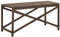 Homgoday Gartenbank 80 cm aus Polyrattan braun, Gartenbank, Balkonbank, strapazierfähige Bank für Balkon, Terrasse & Garten