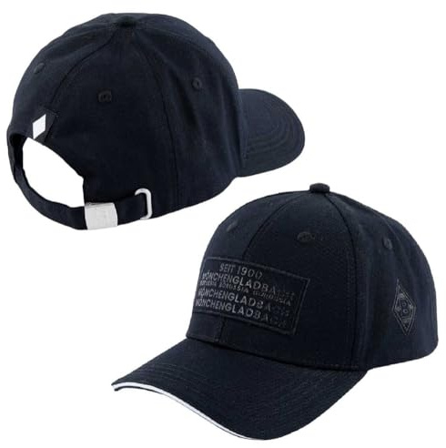 Borussia Mönchengladbach Kinder Cap - Black-In-Black - Kappe Basecap Schildmütze BMG