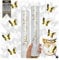 PrimePure Konfettikanone Weiß und Gold in Schmetterlingsform – 2er Set – Party Konfetti Kanone für Hochzeiten, Geburtstage und Festliche Veranstaltungen