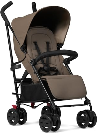 Silver Cross - Pop 2 Pushchair - Foldable Travel Stroller - Buggy - Adjustable/Lie Flat Seat - Newborn to 4 Years - Cobble