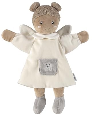 Sterntaler Handpuppe Zahnfee - weiches Kinder Spielzeug zum Puppentheater, Erzählen, Kuscheln & Sprachförderung – perfekter Spielkamerad & Geschenkidee, hellbeige