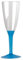 Dream' s Party 20 Flute in plastica con gambo - Flutes rigidi monouso - Calice da Spumante - Corpo in plastica trasparente - confezione 20 pezzi - flute per feste (Crystal Turchese)