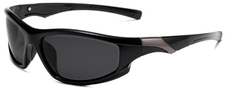 SHEEN KELLY Trendy Y2K Sonnenbrille Oval Surround Polarisiert für Männer Frauen Mode Einzigartige farbige Brillen