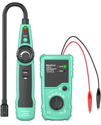 Localisateur de Câble Souterrain, Détecteur de Traceur de Câbles, Testez les Disjoncteurs de Court-circuit des Câbles Muraux et Souterrains, Câbles de Clôture pour Chiens Câbles Contrôle D'irrigation
