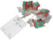BUGUUYO 1 Stück Schnur LKW-Lichterketten weihnachtsbaum lichter Christbaumschmuck Weihnachts-LED-Lampe weihnachtsdeko christmas tree Weihnachtslicht Festival-Lampen-Szenendekor Abs rot