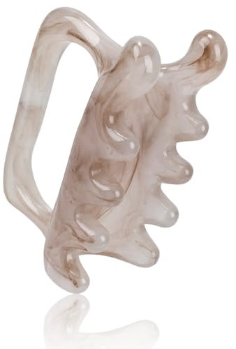 Faszienmassage Tool für Cellulite, Myofasziale Entspannung und Muskelknoten Hand-Triggerpunkt-Massagegerät aus Harz zur Körperentspannung Fördert die Lymphzirkulation (Grau)