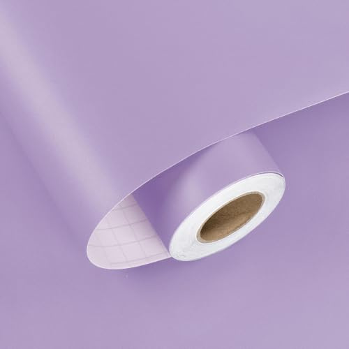 HotDecor Selbstklebende Tapete Violett Klebefolie Küche Lila Tapete Kinderzimmer Mädchen Arbeitsplatte Folie Wand Tapeten Wohnzimmer Schlafzimmer Schrankfolien Selbstklebend Folie Tisch 40cm x 200cm