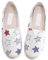 Mocasines de lona para mujer, con estampado, alpargatas para caminar, suela plana suave, para senderismo, senderismo, zapatos deportivos ligeros, duraderos, cómodos, lindos, sin cordones, Leinenschuhe