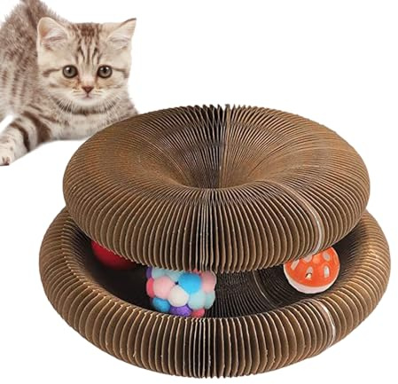 Generisch Katzenwirbel Spielzeug, faltbares Kratzbrett für Katzen