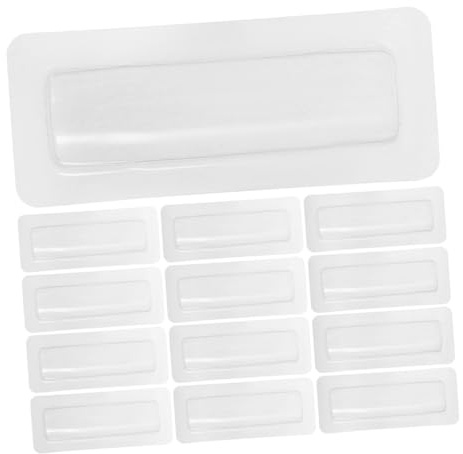 NOLITOY 25stücke DIY-Kunststoff-geldkartenetuis Transparente Kartenhüllen Geldkartenhalter Durchsichtige Kartenetuis Lippenbalsambeutel Kuppelform-kartenhalter DIY-bastelbedarf