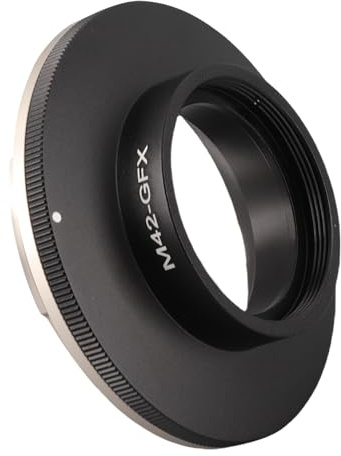 Generic Präziser Objektiv-Mount-Adapter, M42-Schraube, SLR-Objektiv auf G-Mount für Spiegellose Fuji GFX-Kamera, Manueller Fokus für Fotografie-Enthusiasten, Aluminiumlegierung, 3,15 X 3,15 X 1,18