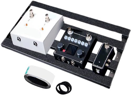 Effekt-Pedalboard Präzise Und Robuste Gitarren- Und Instrumentenzubehör | Kabel-Organizer Gitarren-Pedalboard Für Erwachsene, Fortgeschrittene, Enthusiasten, Musikliebhaber-Zubehör
