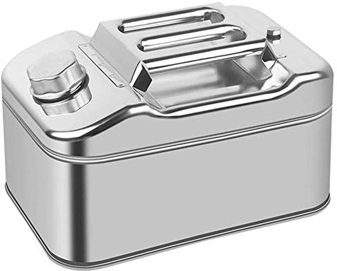 LKYLGYU Réservoir d'essence avec 3 poignées et Tuyau d'huile - Bidon d'essence métallique Portable Multifonction, Distributeur de réserve d'essence