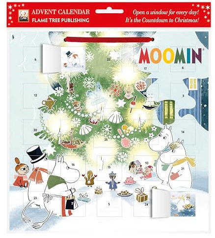 Moomin Christmas Comes to Moominvalley Advent Calendar: With Stickers