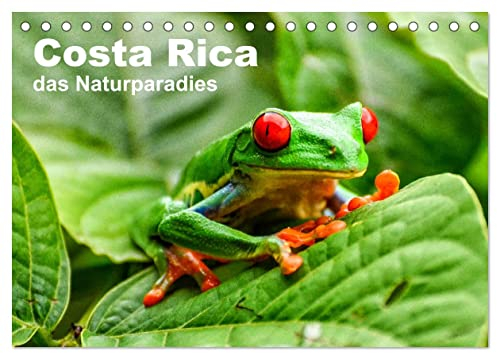 Costa Rica - das Naturparadies (Tischkalender 2025 DIN A5 quer), CALVENDO Monatskalender