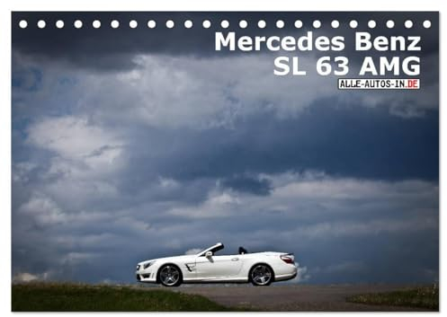 Mercedes-Benz SL 63 AMG (Tischkalender 2025 DIN A5 quer), CALVENDO Monatskalender: 537 PS, Komfort satt - wer mindestens 160.000 Euro übrig hat, der ... die Sonne genießen. (CALVENDO Mobilitaet)
