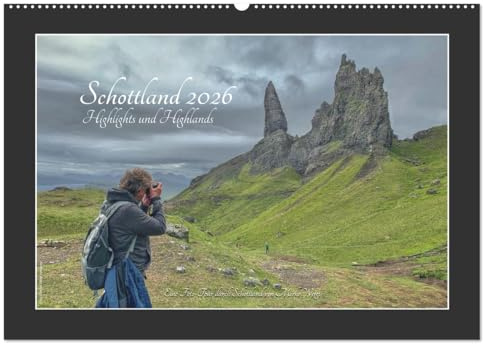 Schottland 2026 Highlights und Highlands (Wandkalender 2026 DIN A2 quer), CALVENDO Monatskalender: Schottland mit seiner beeindruckenden Vielfalt in 13 fantastischen Motiven! (CALVENDO Orte)